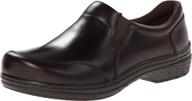 👞 medium mahogany smooth men's shoes by klogs footwear logo