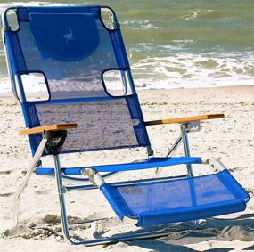 img 2 attached to 🏖️ Ostrich 3-in-1 Blue Beach Chair: Ultimate Lounger [3N1-1001B]