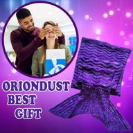 oriondust mermaid tail blanket girls logo