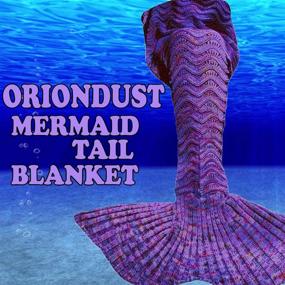 img 3 attached to ORIONDUST Mermaid Tail Blanket Girls