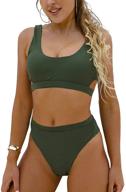 blooming jelly high-waisted swimsuit for women's clothing, swimwear, and cover-ups logo