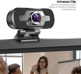 img 3 attached to High Definition USB Camera for PC Laptop - Webcam with Microphone for Video Calling, Conferencing, Streaming, Learning, Skype - Plug and Play - Wide Angle