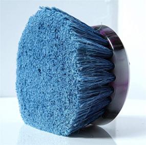 img 1 attached to 🧹 Guttermaster GM-315 Blue 4.5 Inch Diameter Round Flow Through Brush with Flagged Ends for RVs and Larger Vehicles - Medium Softness