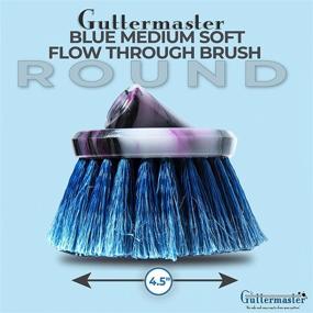 img 3 attached to 🧹 Guttermaster GM-315 Blue 4.5 Inch Diameter Round Flow Through Brush with Flagged Ends for RVs and Larger Vehicles - Medium Softness