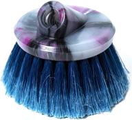 🧹 guttermaster gm-315 blue 4.5 inch diameter round flow through brush with flagged ends for rvs and larger vehicles - medium softness logo