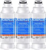 💧 pureplus da97-17376b water filter replacement for samsung haf-qin/exp rf23m8070sg/rf23m8090sr/rf23m8570sr/rf23m8590sg, 3 pack логотип