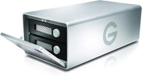 img 2 attached to 🔒 G-Technology 20TB G-RAID - Thunderbolt 3, USB-C (USB 3.1 Gen 2), HDMI - Removable Dual Drive Storage - Silver (0G05763-1)