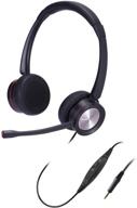 🎧 mairdi noise cancelling cell phone headset with soft-padded headband and mic mute controls - ideal for iphone, samsung galaxy, androids, laptop, tablets, skype conference logo
