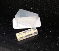 standard butter dish smoked clear logo