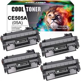 img 4 attached to 🖨️ Cool Toner Compatible HP 05A Toner Cartridge Replacement - Ideal for P2035, P2035N, P2055DN - Black, 4-Pack