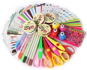img 4 attached to ✂️ SICOHOME Scrapbooking Supply Kit: Perfect Gift for Scrapbooking, Card Making, and More