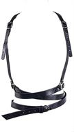 wyenliz harajuku leather harness adjustable logo