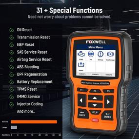 img 1 attached to 🔧 (2021 Upgraded) FOXWELL NT510 Elite VAG Code Reader, Diagnostic Scanner for VW, Audi, Skoda, Seat, All Systems, OBD2 Scan Tool for All Car Brands, Reset ABS, SAS, EPB, TPMS, Oil Light, and More