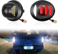 🚗 vz4x4 красная светодиодная лампа neon tube led для номерного знака ford f-150 f-250 f-350 f-450 f-550 super duty, bronco, excursion, expedition, ranger, грузовик pickup и explorer логотип