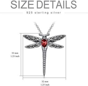 img 1 attached to 🦋 Sterling Silver Dragonfly Urn Necklace: A Beautiful Memorial Keepsake with Filling Tool