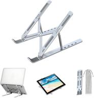 🖥️ vimeka adjustable portable laptop stand - cooling notebook stand for macbook, dell xps, lenovo & more 10-15.6” laptops logo