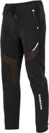 🚴 rockbros men's windproof thermal cycling pants – warm ergonomics, black логотип