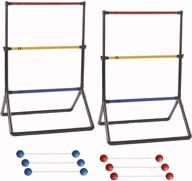 🏌️ franklin sports golf toss set - ladder ball game with weighted base and 6 bolas, includes 2 ladder ball targets, one size (53100) logo