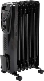 img 3 attached to 🔥 Black Indoor Portable Radiator Heater by Amazon Basics: A Top Choice for Efficient Heating