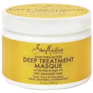 🌿 sheamoisture deep treatment masque: nourish & restore dry, damaged or transitioning hair w/ raw shea butter, sea kelp & argan oil - 12 oz logo
