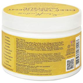img 3 attached to 🌿 SheaMoisture Deep Treatment Masque: Nourish & Restore Dry, Damaged or Transitioning Hair w/ Raw Shea Butter, Sea Kelp & Argan Oil - 12 oz