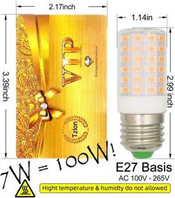 img 3 attached to 💡 Non-Dimmable Candelabra Equivalent Lighting Protection