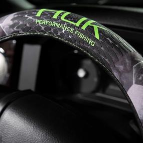img 1 attached to 🎣 HUK Steering Wheel Cover for Fishing Enthusiasts