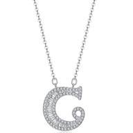 amireux initial necklace valentines zirconia logo