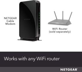 img 3 attached to 📶 NETGEAR CM500V Cable Modem with Voice - Xfinity by Comcast Internet & Voice , Supports 300 Mbps Cable Plans, 2 Phone Lines, DOCSIS 3.0, Black, 16x4 w/ Voice (CM500V-100NAS)