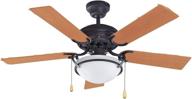 🌀 canarm augusta orb 2-light ceiling fan, 42-inch cherry finish: a versatile and stylish cooling solution логотип