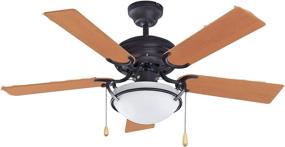 img 1 attached to 🌀 Canarm Augusta ORB 2-Light Ceiling Fan, 42-Inch Cherry Finish: A Versatile and Stylish Cooling Solution