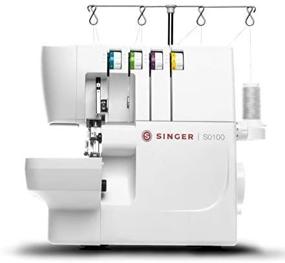 img 3 attached to SINGER S0100 Оверлок: Идеальная белая швейная машина для профессионалов.