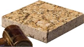 img 1 attached to Tandy Leather Deluxe Granite Tooling Slab 6x6x1.1875 inch (152x152x30 mm) 32226-00