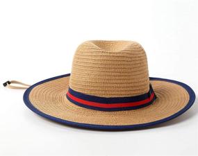 img 2 attached to 🏖️ Convenient Foldable Beach Sun Hat for Kids - Connectyle Unisex Fedoras Boater Hat