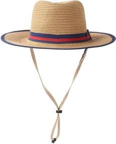 img 3 attached to 🏖️ Convenient Foldable Beach Sun Hat for Kids - Connectyle Unisex Fedoras Boater Hat