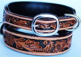 img 3 attached to PRORIDER Medium Tooled Collar Leather