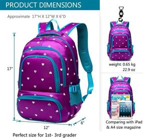 img 3 attached to 🎒 Children's Fashion Backpack: Elementary Bookbag for Improved SEO