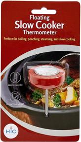 img 1 attached to 🌡️ Floating Slow Cooker Thermometer - Waterproof Stainless Steel Stem, Stay-Cool Buoy by HIC Harold Import