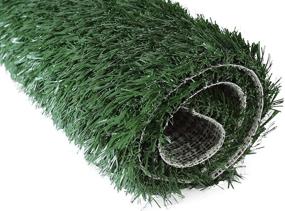 img 2 attached to 🐾 GOLDEN MOON Grass Pee Pad: Premier Artificial Turf Pet Potty Trainer and Replacement Pet Grass Mat for Indoor and Outdoor Use