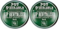 💄 revitalize your lips with ruby kisses pot o' miracle maximum strength, mint oil (2 pack) logo
