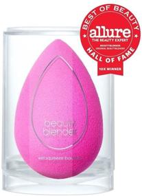 img 3 attached to Original Pink Beautyblender Makeup Sponge for Flawless Liquid Foundation, Powder, and Cream Blending. Professional Streak-Free Application Blend, Vegan, Cruelty-Free. Made in the USA