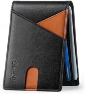 zitahli rfid-blocking leather wallet for men – stylish accessory logo