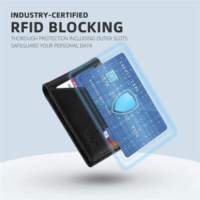 img 1 attached to Zitahli RFID-Blocking Leather Wallet for Men – Stylish Accessory