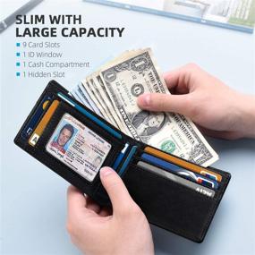 img 2 attached to Zitahli RFID-Blocking Leather Wallet for Men – Stylish Accessory