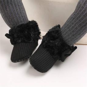 img 3 attached to Stay Warm and Stylish: TIMATEGO Winter Boys' Shoes for Infant and Toddlers