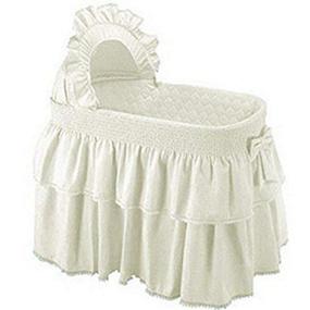 img 1 attached to 👶 Bassinet Bedding Set for Boy and Girl - Baby Doll Bedding Neutral Paradise in Ecru (Bassinet Not Included)