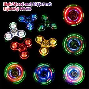 img 3 attached to 🌈 Rainbow Crystal FIGROL Fidget Spinner