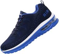 mehoto mens air running sneakers: lightweight sport shoes for fitness, gym, jogging, walking - sizes 7-12.5 logo