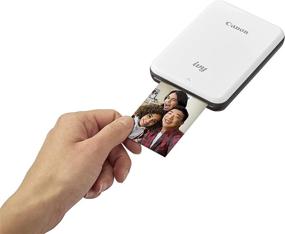 img 3 attached to 📸 Canon Ivy Mobile Instant Mini Pocket Printer: Bluetooth, Portable, Slate Gray, Includes 100 Sheets of 2x3” Zink Photo Paper Sticker, Protective Case & USB Charging Cable with Wall Adapter