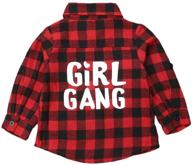 flannel boys' clothing and tops with 👕 little letters sleeve button detail – tees & shirts logo